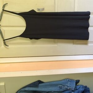 NWT Abercrombie And Fitch XL black Tank Dress /Super Comfy